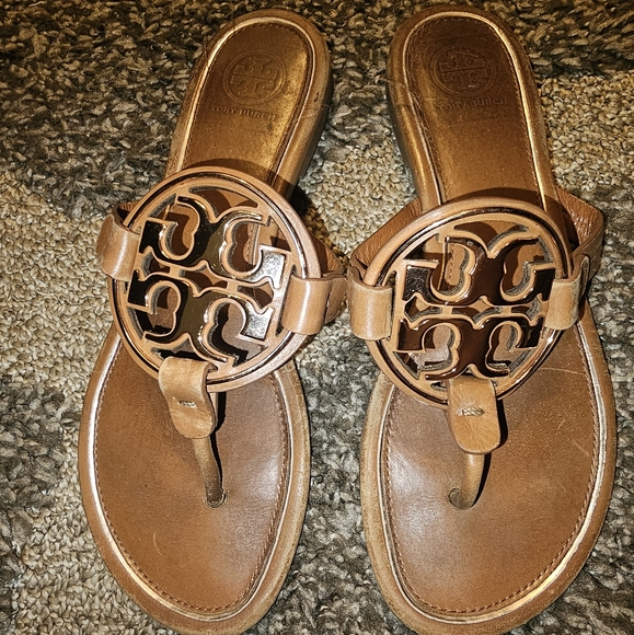 Tory Burch Women's Brown Sandals - Picture 1 of 4